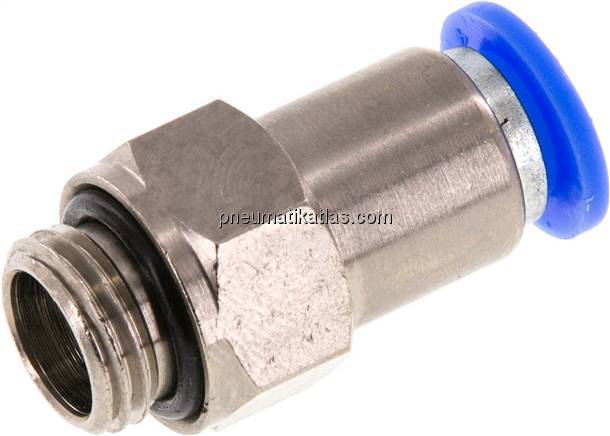 Steckanschluss, selbstabsperrend G 1/4"-8mm, IQS-Standard