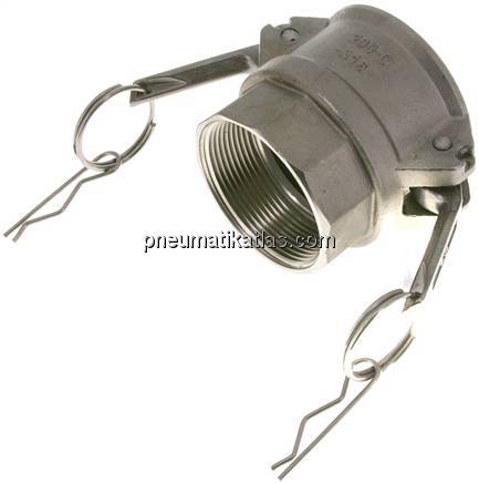 Kamlock-Kupplung (D) NPT 2"(IG), Edelstahl (1.4408)