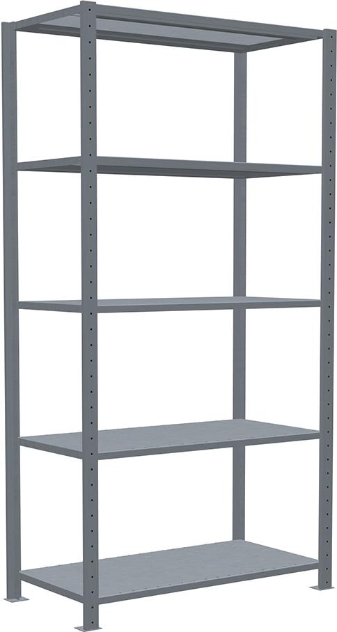 Steckregal B1000xT500xH2000 mm Grundfeld 5 Böden vzk Fachlast 250kg