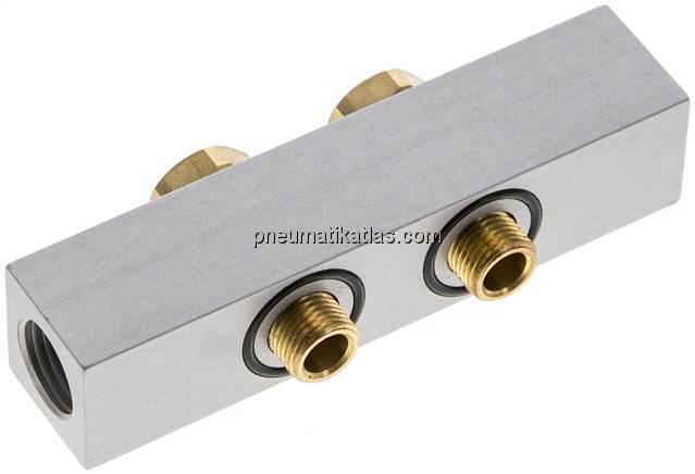 P-Leiste inkl. Hohlschrauben und Dichtungen für Ventilbaureihe M05 / P05