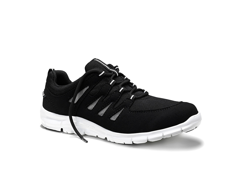 Berufshalbschuh APACHE black-white Low O1
