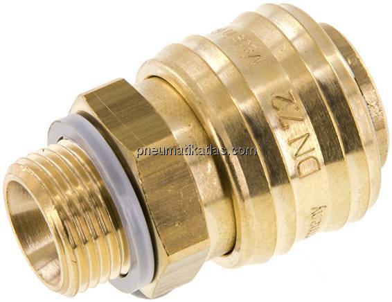 Kupplungsdose (NW7,2) G 3/8"(AG), Messing