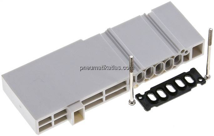 Blindplatte zum Verschließen von Ventilplätzen