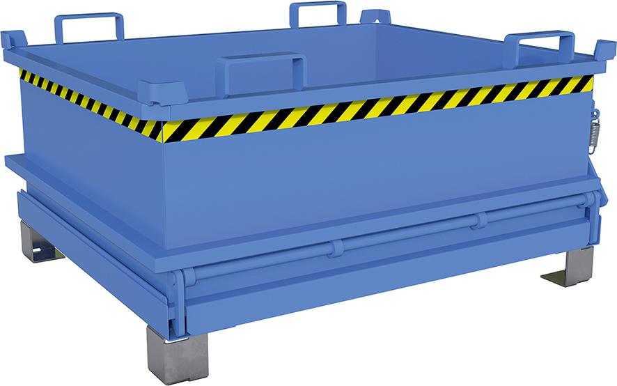 Mini-Klappbodenbehälter MSB 400, lackiert, Lichtblau