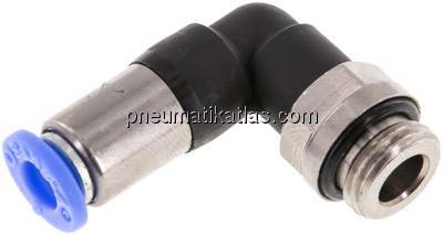 Winkel-Steckanschluss, selbstabsperrend G 1/4"-6mm