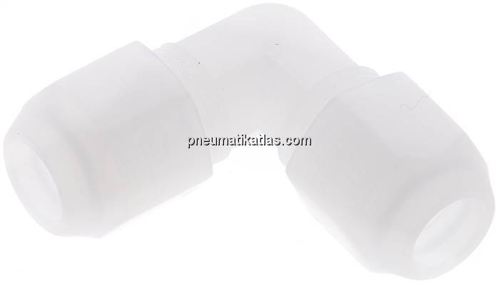 Winkel-Schlauchverbinder 10x8mm, Polypropylen
