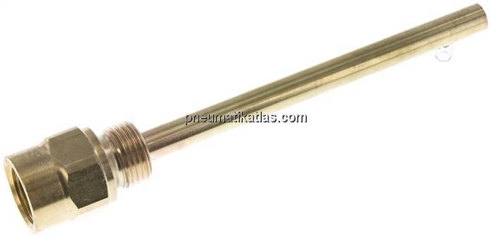 Schutzrohr zum Einschrauben (G 1/2"), 160mm, Cu-Legierung