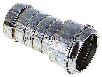 Schlauchnippel,60°-Dichtkegel,24 - 25mm f. M 38x1,5