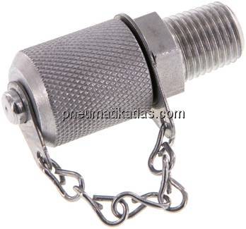 Messanschluss M16x2 - NPT 1/4" (AG), Stahl verzinkt