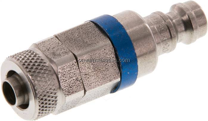 Kupplungsstecker (NW5) 8x6mm Schlauch, Edelstahl