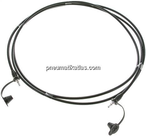 Messschlauch, 2.500mm, Steckanschluss - Steckanschluss