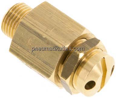 Mini-Sicherheitsventil G 1/8", 10 - 18 bar, Messing