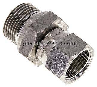 Einstellb. Einschraubverschr. UNF 7/8"-14(IG)-G 3/4"(AG)