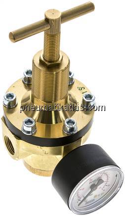 Hochdruck-Druckregler G 3/8" 0,5 - 12 bar