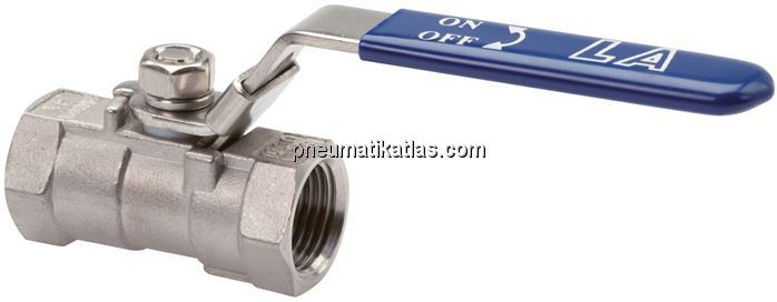 Exemplarische Darstellung: Edelstahl-Kugelhahn 1-t