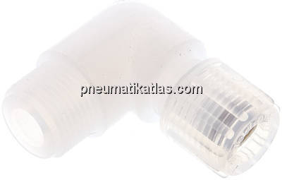 Winkel-Verschraubung G 3/8"-8x6mm, PFA