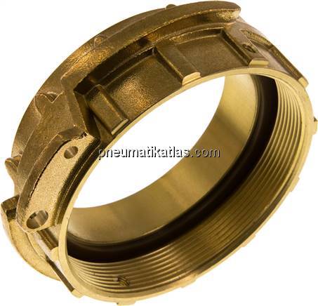 Tankwagenkupplung Vaterteil G 4", Messing