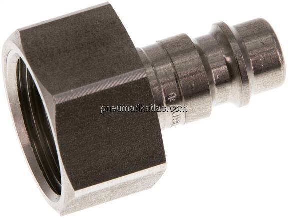 Kupplungsstecker (NW7,2) G 1/2"(IG), Edelstahl