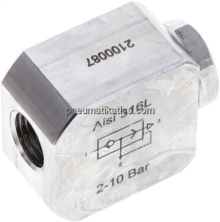 Edelstahl-Schnellentlüftungsventil, G 1/4"