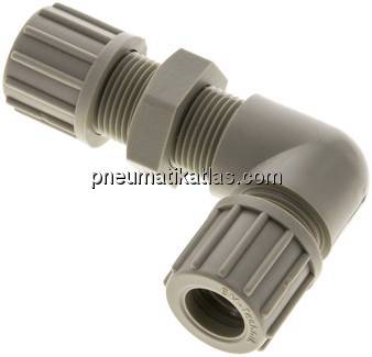 Winkel-Schott-Verschraubung 14x12mm, Polypropylen