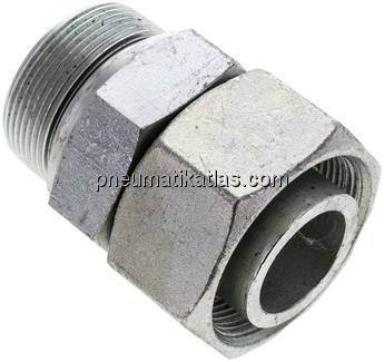 Einstellb. Schneidringverschr. M 48x2-38 S, Stahl verzinkt