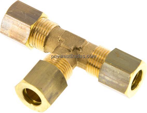 T-Klemmringverschraubung 8 (M12x1)mm, Messing