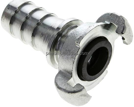 Kompressorkupplung 25 (1") mm Schlauch m. Sicherungsbund