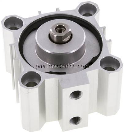 Kurzhubzylinder, doppeltwirkend, Kolben 63mm, Hub 10mm