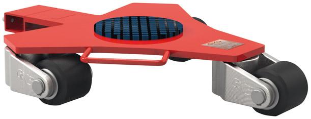 Rotationsfahrwerk 2000 kg 685x515x110 mm