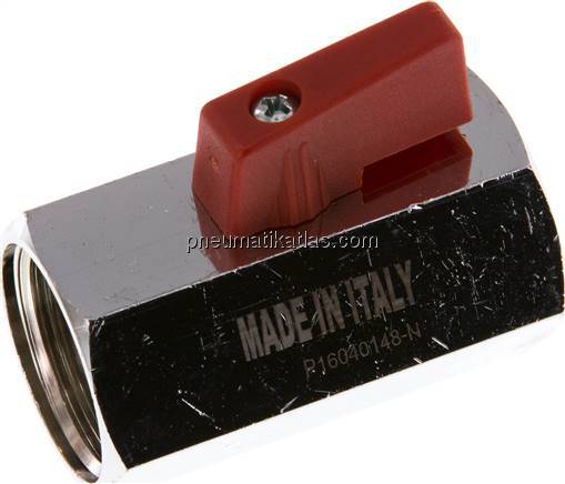 Messing-Minikugelhahn G 3/4" Innengewinde, PN 15