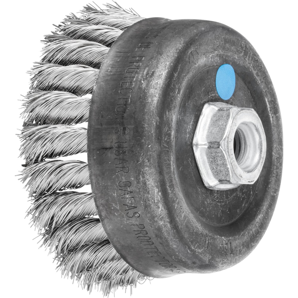 Topfbürsten mit Gewinde TBG 100/M14 INOX 0,35