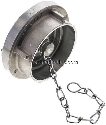 Storz-Blindkupplung 75-B (89mm), Aluminium (geschmiedet)