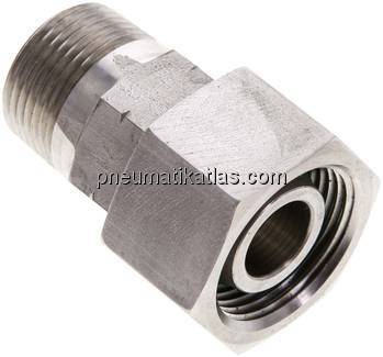 Einstellb. Schneidringverschr. 20 S-NPT 3/4", 1.4571