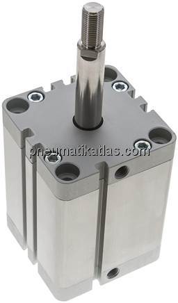 Kompaktzylinder, einfachwirkend, Kolben 63mm, Hub 50mm