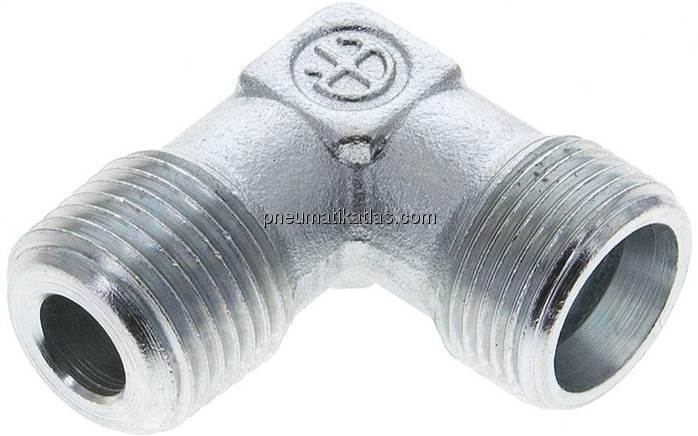 Winkel-Schneidringverschraub. NPT 1/2"-14 S (M22x1,5), ohne Mutter & Schneidring