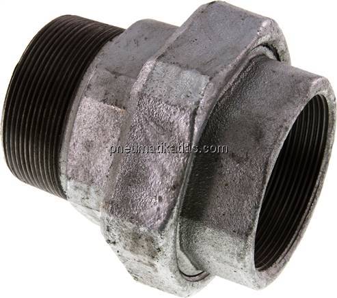 Verschraubung flach dichtend Rp/R 2-1/2" (IG/AG)