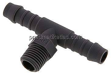 T-Gewindetülle R 1/4"-9 (3/8")mm, PA 6