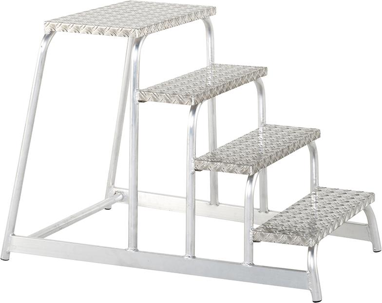 Maschinentritt AFA P starr 4 Stufen Plattformhöhe 0,80 m Arbeitshöhe 2,80 m ZARGES