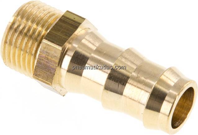 Steckanschluss G 3/8" AG, Messing, 12,7mm GSP-Schlauch