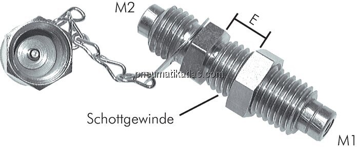 Exemplarische Darstellung: Messschlauchverbinder T