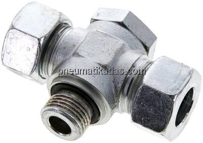 T-Schwenkverschraubung G 1/2"-18 L (M26x1,5), Stahl verzinkt