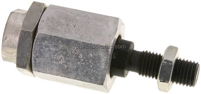 Flexokupplung M 16, Stahl verzinkt