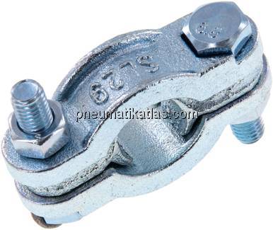 Schlauchklemme Temperguss verzinkt, 22 - 29mm