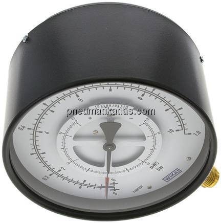 Differenzdruck-Manometer senkrecht, 160mm, 0 - 1 bar