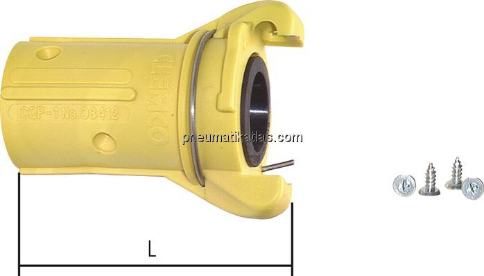 Exemplarische Darstellung: Sandstahlkupplung mit S