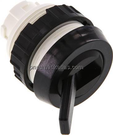 Betätigeraufsatz 30mm, Kipphebel (schwarz)