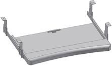 Tastatur-und Mausablage ausziehbar, 600x420x110mm