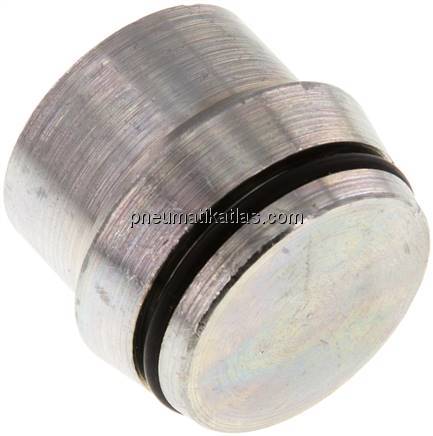 Verschlussstopfen ohne Mutter /30 S, Stahl verzinkt