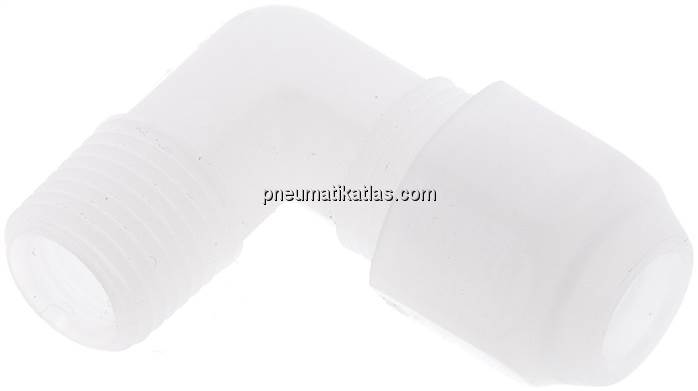 Winkel-Verschraubung R 1/4"-8x6mm, Polypropylen