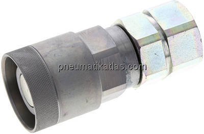 Flat-Face-Schraubkupplung, Stecker Baugr. 4, G 3/4"(IG)